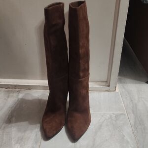 Sam Edelman Dark Brown Heeled Boots